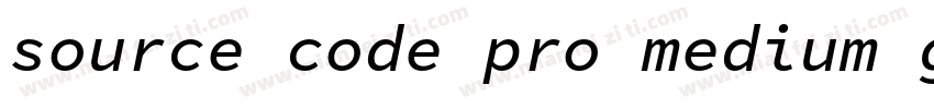 source code pro medium g9字体转换